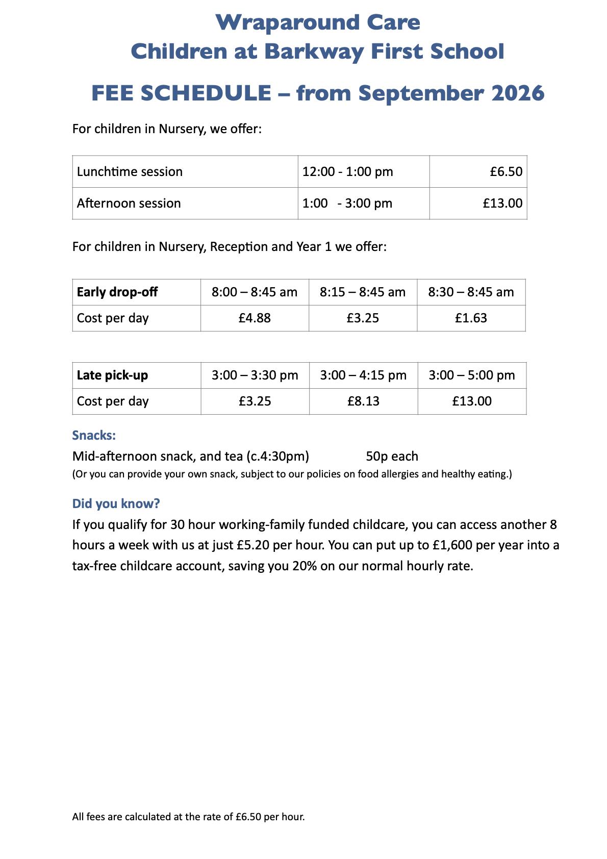 Fees PNG - Barkway Preschool -  Play. Learn. Grow.